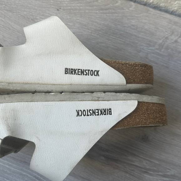 Birkenstock Arizona Sandals Women’s 11 EU 42 White – Worn with Flaws - Picture 2 of 15
